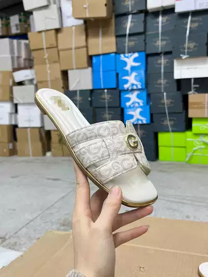 Original Foreign Trade Women's Shoes, New Style Square-Toe Flat Shoes, Fashionable, Simple, Stylish, Suitable for Daily Wear, Casual Sandals and Slippers