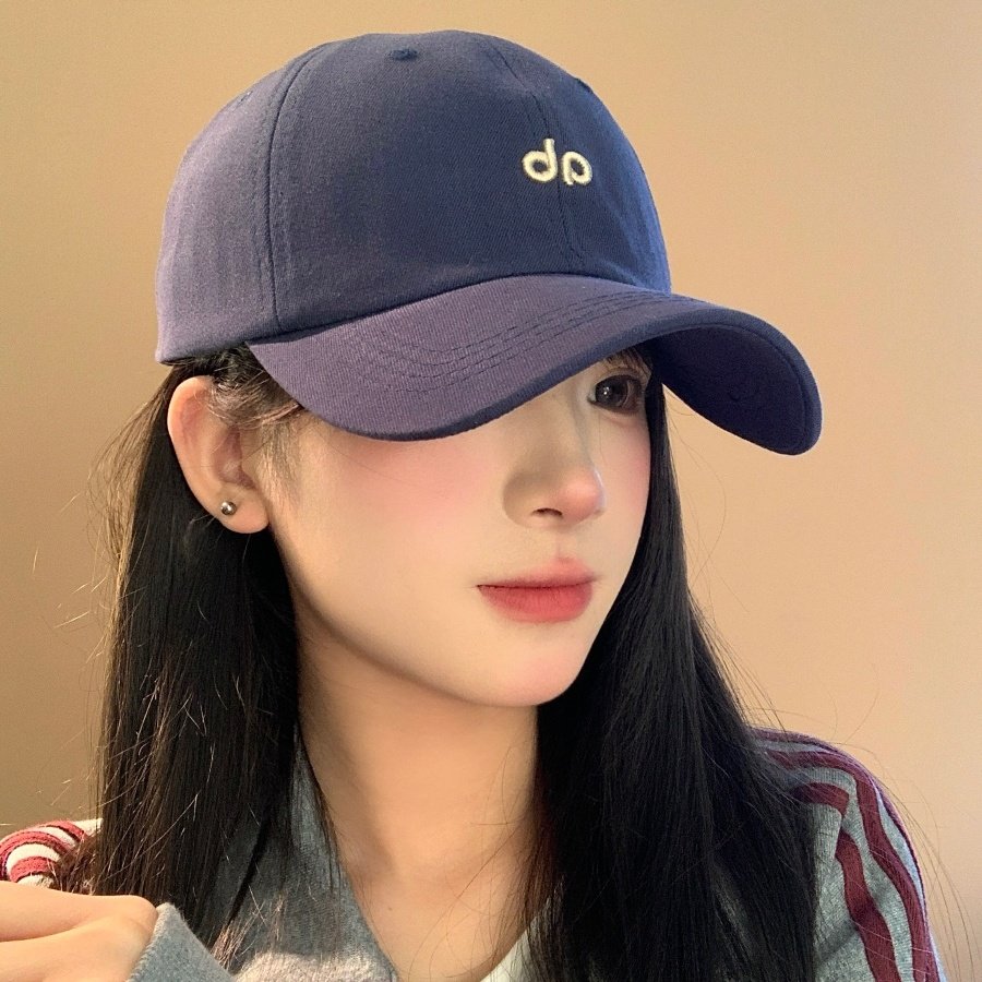 简约刺绣藏青小字母棒球帽子韩版百搭男女弯檐鸭舌帽子显脸小,服饰配件/皮带/帽子/围巾,帽子,淘宝优惠券,粉丝福利购,淘宝优惠卷