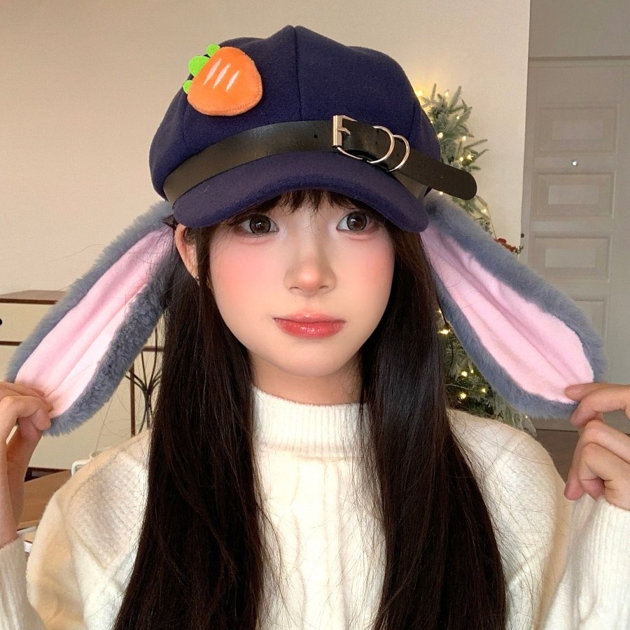 迪士尼拍照朱迪兔尼克狐耳朵cos八角帽兔子警官大头围显脸小帽子,服饰配件/皮带/帽子/围巾,帽子,淘宝优惠券,粉丝福利购,淘宝优惠卷