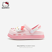 软底女孩卡通拖鞋 hellokitty童鞋 三丽鸥儿童凉拖鞋 夏季 女童洞洞鞋