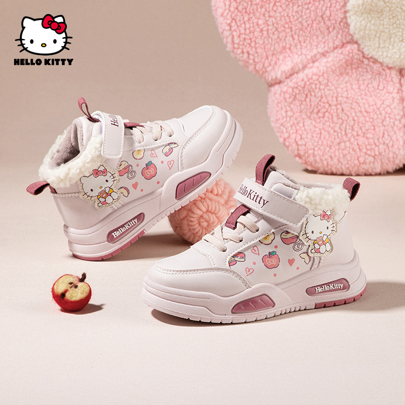 HelloKitty童鞋女童加绒保暖鞋子