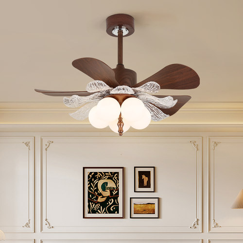 图拉中古风法式复古餐厅风扇灯