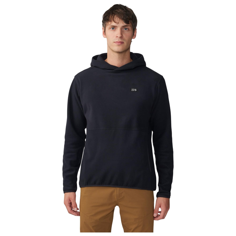 代购Mountain hardwear山浩男士抓绒衣保暖舒适透气连帽衫连帽