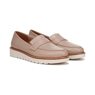 代购Naturalizer女士乐福鞋透气吸汗轻便软底圆头皮质搭扣设计