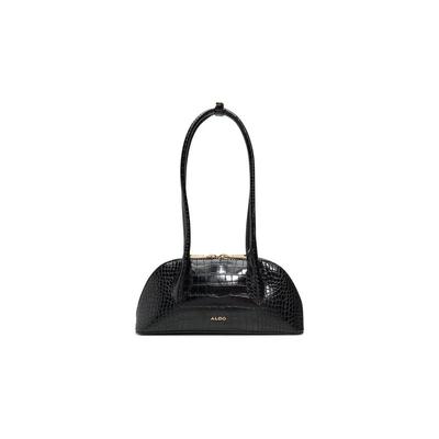 代购ALDO女士单肩包拉链开合内置拉链口袋长肩带便携设计黑色