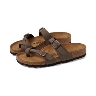 海外代购Birkenstock女士休闲凉鞋轻便缓震软木底双带夏季日常