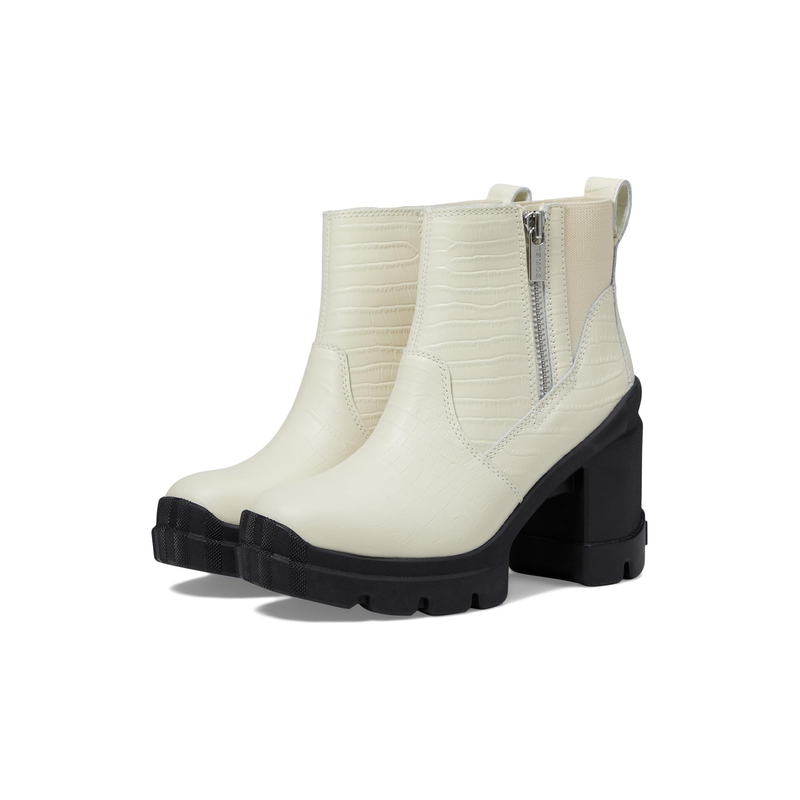 代购SOREL女士切尔西靴防水透气轻便防滑侧拉链圆头粗跟后跟提环