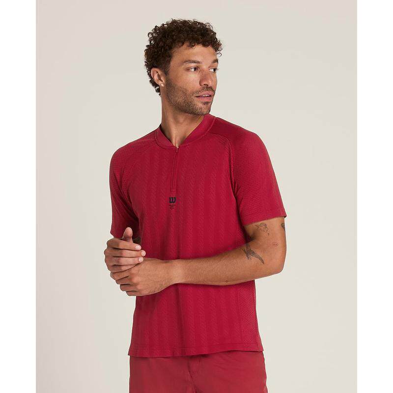 代购Wilson威尔胜男士运动T恤透气排汗轻盈活动自如短袖