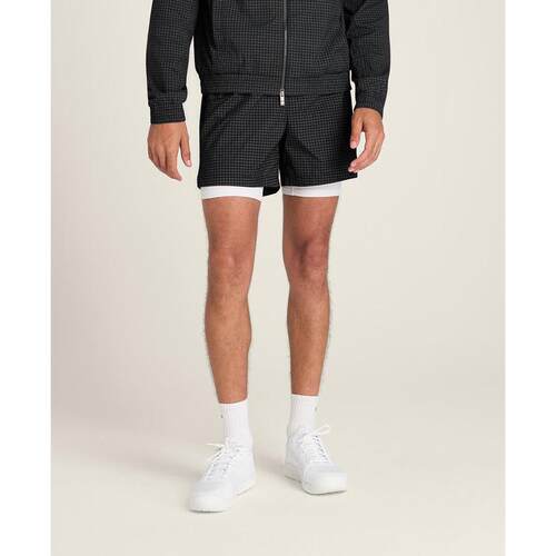 代购Wilson男士网球短裤速干透气防泼水可调节腰围带储物口袋