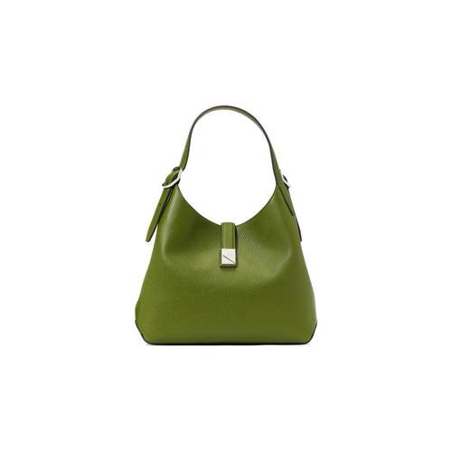 代购kate spade女士单肩包磁吸闭合大容量单层隔层内袋设计绿色