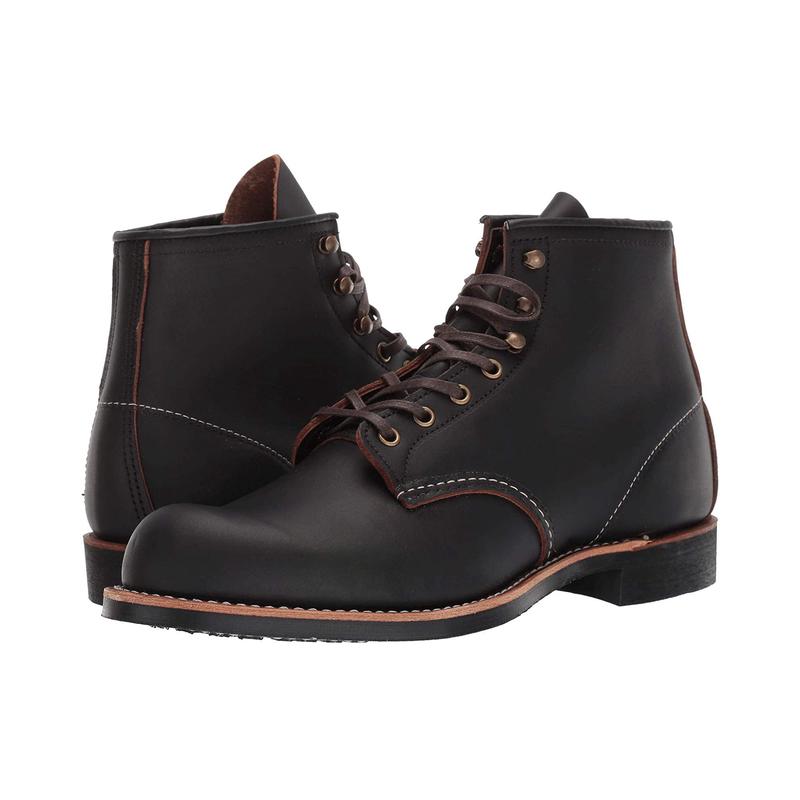 代购Red Wing男士工装靴透气吸汗保暖防雪6英寸系带圆头