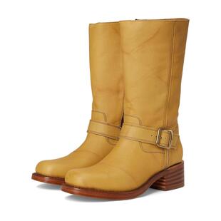 代购FRYE女士马丁靴透气缓震鞋垫耐用舒适皮质鞋面皮质内里