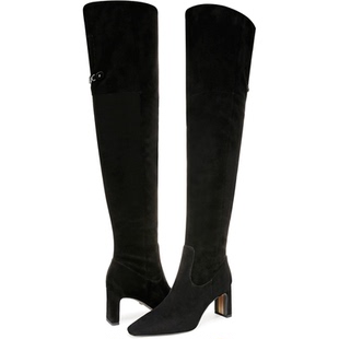 底易穿脱 Edelman女士过膝靴透气内里轻便舒适防滑鞋 代购 Sam