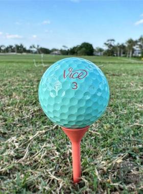 代购正品VICE GOLF PRO PLUS聚氨酯中低挥杆速度专用蒂芙尼蓝高