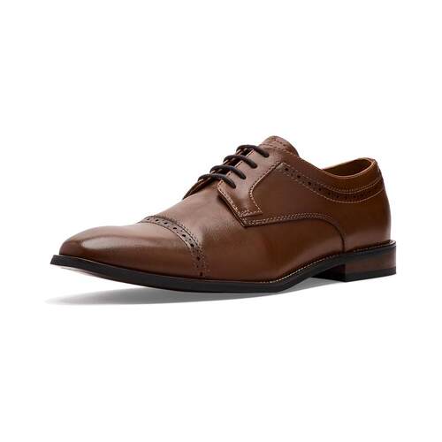 海外代购Steve Madden/思美登男士休闲皮鞋轻盈贴合脚型圆头系带