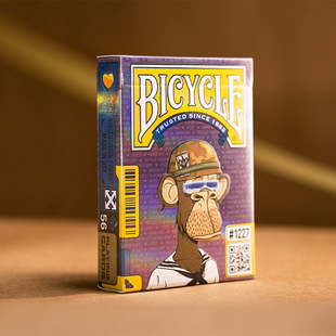 bicycle ape单车联名潮流收藏创意主题限量无聊猿 bored