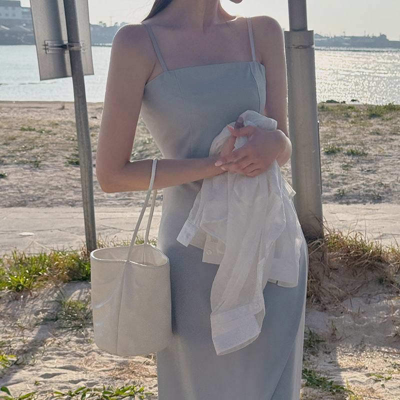 韩国小众包min同款水桶包潮牌单肩斜挎包全秀林同款夏季包包