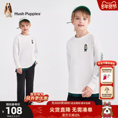 暇步士童装 儿童宝宝休闲T恤 春秋新品 男童长袖 t恤大童学院风圆领衫