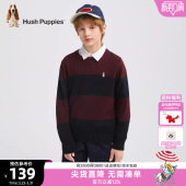 大童宝宝舒适内搭儿童休闲套头毛衣 新款 暇步士童装 男童线衣秋冬装