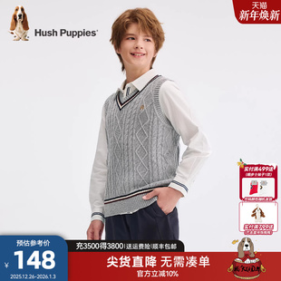 宝宝学院风线衣马夹儿童套头背心 新品 暇步士童装 男童马甲25秋冬装