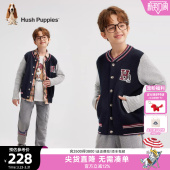 大童休闲针织衫 毛衣25秋冬新品 儿童保暖厚线衣 男童开衫 暇步士童装