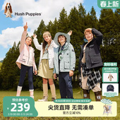 新款 儿童外套秋冬装 暇步士童装 男童三防连帽女童厚风衣 户外加绒