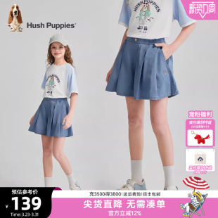 宝宝休闲儿童沙滩裤 暇步士童装 大童甜美短裤 夏新品 女童牛仔裙裤