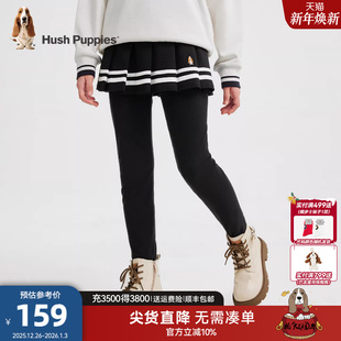 儿童百褶裙裤 暇步士童装 春秋新品 中大童打底裤 女童假两件裙裤