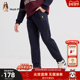 男童休闲加绒裤 25冬新品 中大童裤 暇步士童装 子宝宝儿童保暖运动裤