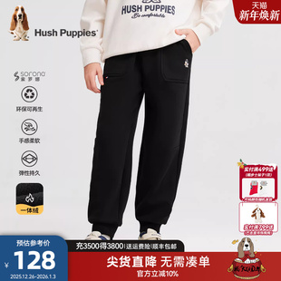 宝宝儿童一体绒厚裤 暇步士童装 大童休闲裤 25冬新品 子 男童加绒长裤