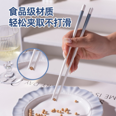 防滑抗菌食品级筷子釉下彩防滑