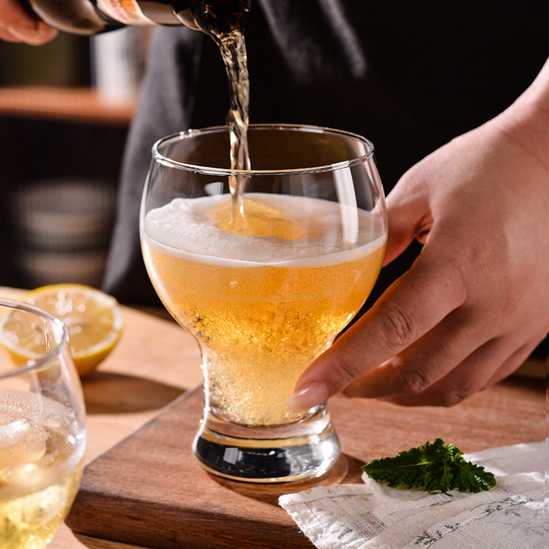高档啤酒杯大容量加厚强化耐热