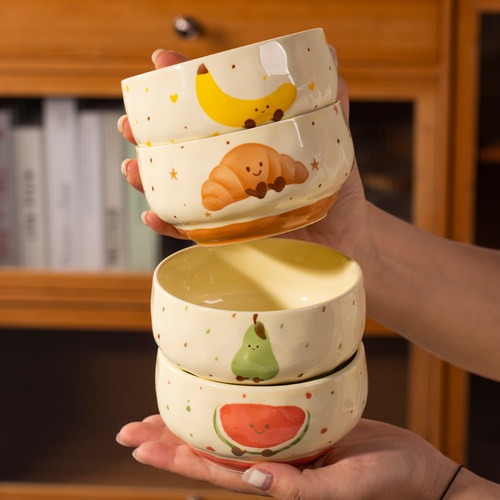 【釉下彩】可爱高颜值饭碗