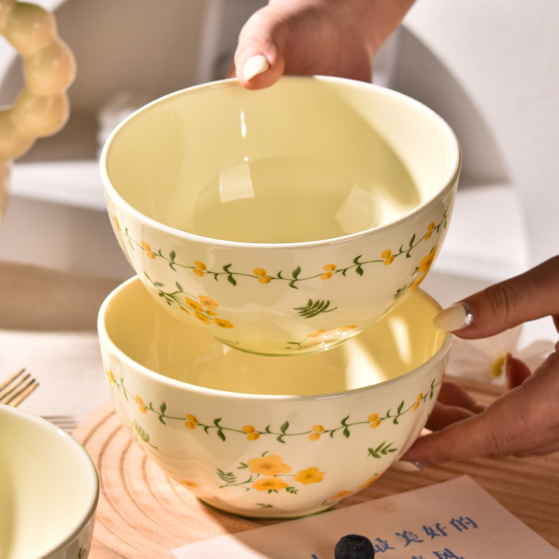 面碗陶瓷高颜值家用个人专用