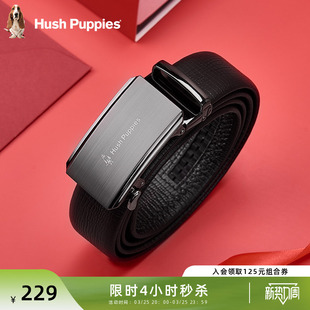 带爸爸礼物 真皮自动扣腰带高档高务头层牛皮裤 暇步士男士 皮带新款