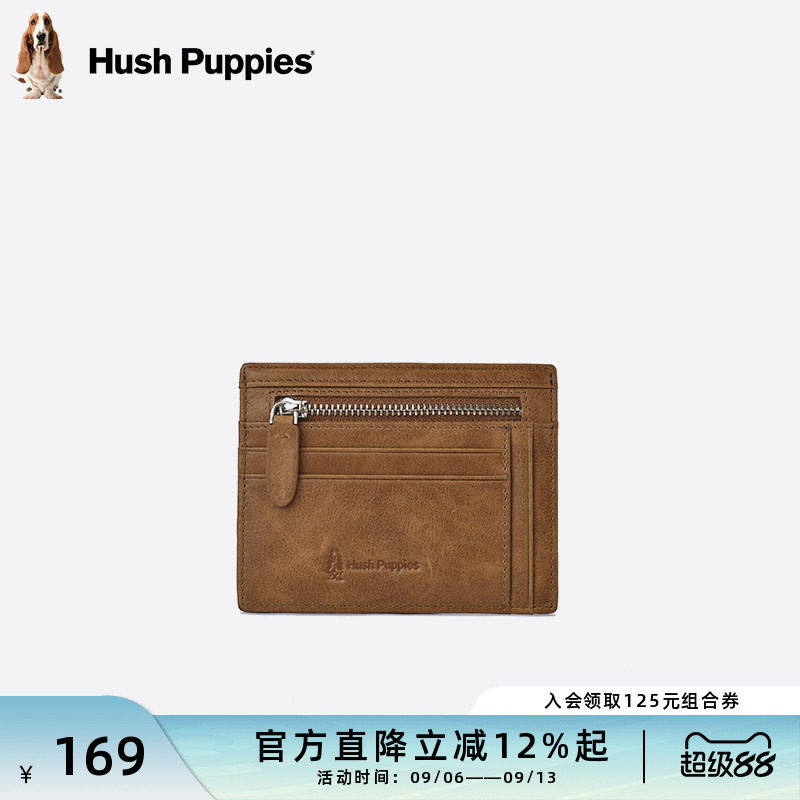 HushPuppies/暇步士真皮卡包图片