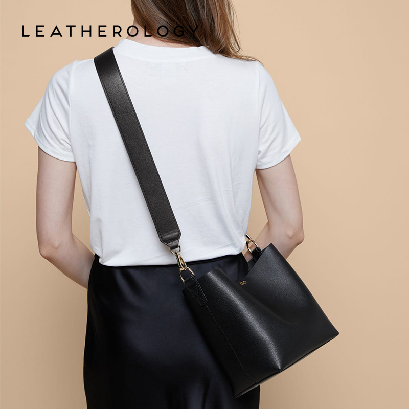 Leatherology真皮水桶包菜篮子