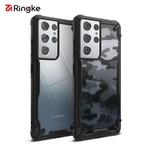 韩国Ringke适用三星s21手机壳s21ultra保护套s21+全包防摔简约新款s21plus超薄透明硅胶外壳潮Galaxy5G手机套 - 封面