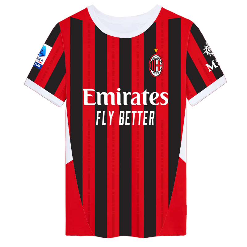 24-25赛季AC米兰队服冰丝T恤