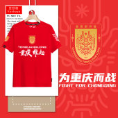男女纯棉半袖 重庆铜梁龙队重庆雄起为重庆而战足球迷服短袖 T恤衫