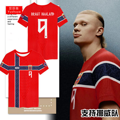2026世界杯挪威队球衣速干T恤
