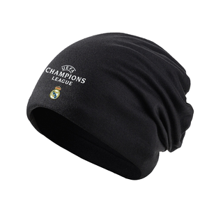 欧冠皇马曼城AC米兰巴萨国米大巴黎足球迷包头帽子男女保暖套头帽