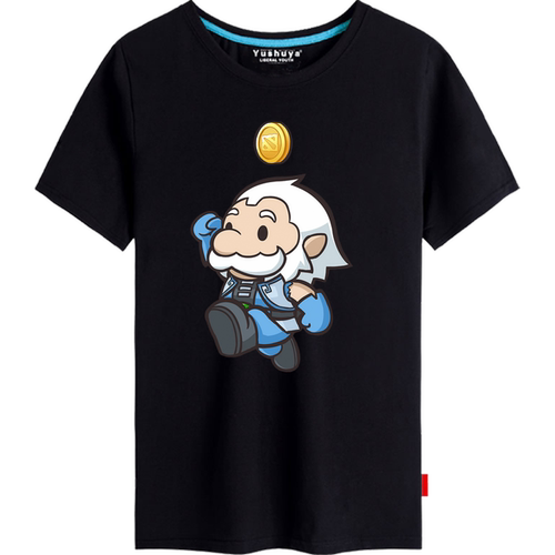 DOTA2神王宙斯短袖t恤男士学生刀塔2游戏半截袖纯棉衣服游戏体恤