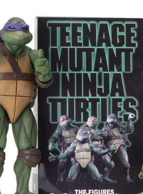 NECA 忍者神龟 TMNT 2018 SDCC 限定版 7寸可动手办模型1盒4款