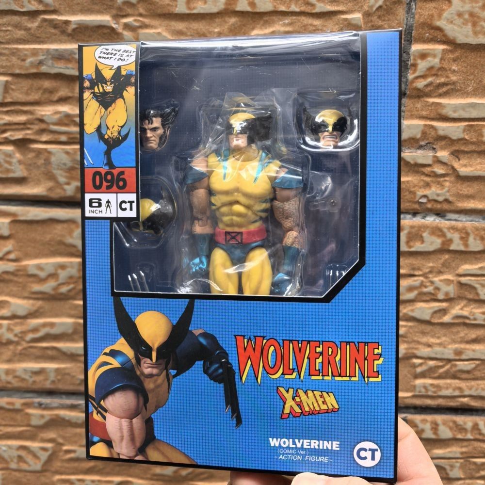 漫威X战警X-MEN MAFEX 096CT金刚狼手办关节可动摆件模型玩具公仔