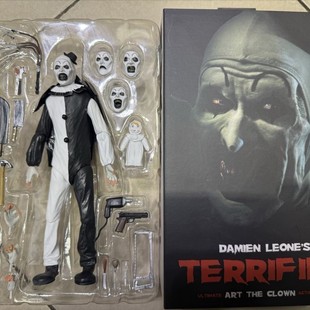 现货 NECA 45251 断魂小丑 Terrifier 亚特 7寸可动人偶手办模型