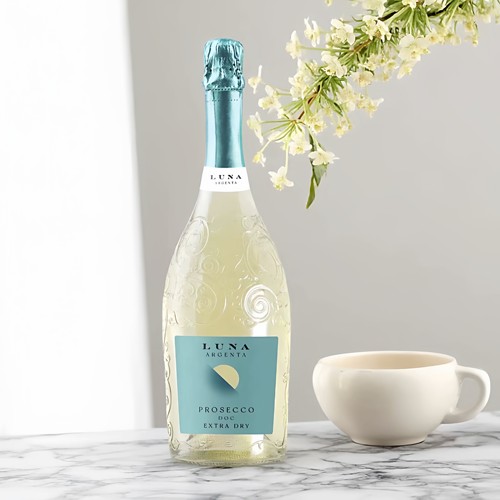 浓郁水果香气 LUNA ARGENTA普罗塞克绝干型起泡白葡萄酒DOC750ml