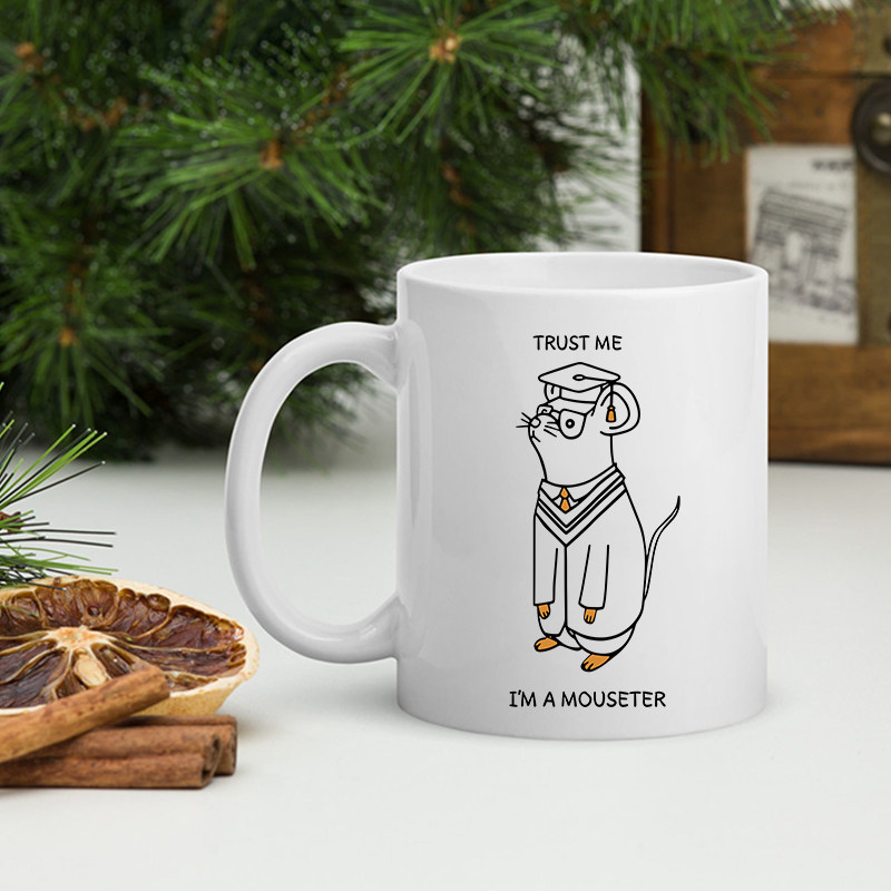 Master's Degree硕士学位mouseter meowster陶瓷水杯礼物马克杯,餐饮具,马克杯,淘宝优惠券,粉丝福利购,淘宝优惠卷