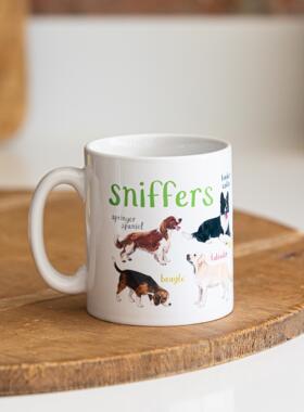Sniffers_Ceramic_Dog小狗杯狗类陶瓷马克杯水杯创意图案杯咖啡杯