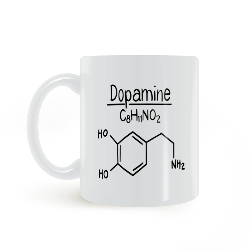快乐分子式多巴胺分子式化学DOPAMINE 马克杯喝水学校公司杯子礼